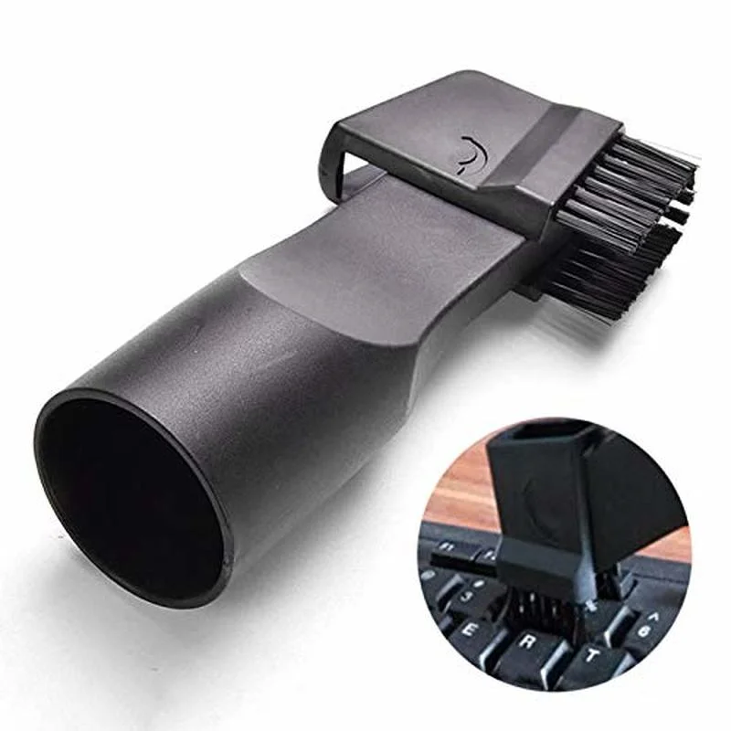 

2 In 1 Flat Suction Brush Head Universal Vacuum Cleaner Brush Inner Diameter 32mm Connector Sucker PP Suction Nozzle Dusting