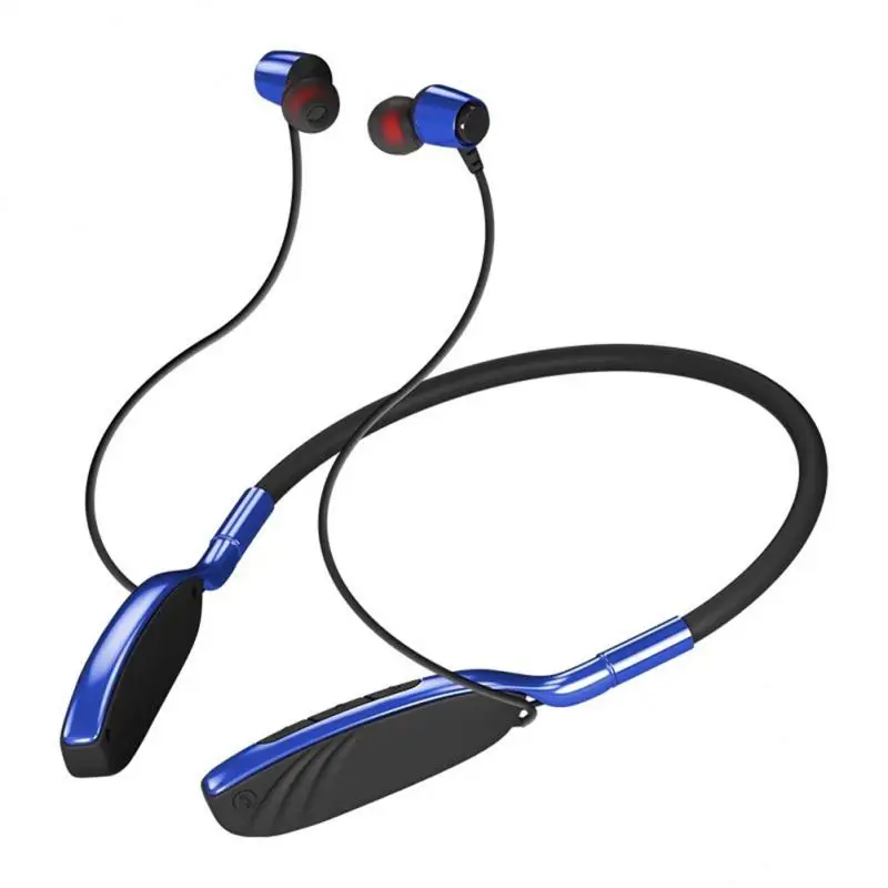 

Wireless Neckband Earphones Foldable Support Tf Card Earphone Hd Call Wireless Headphones Hot Sports Running Headset