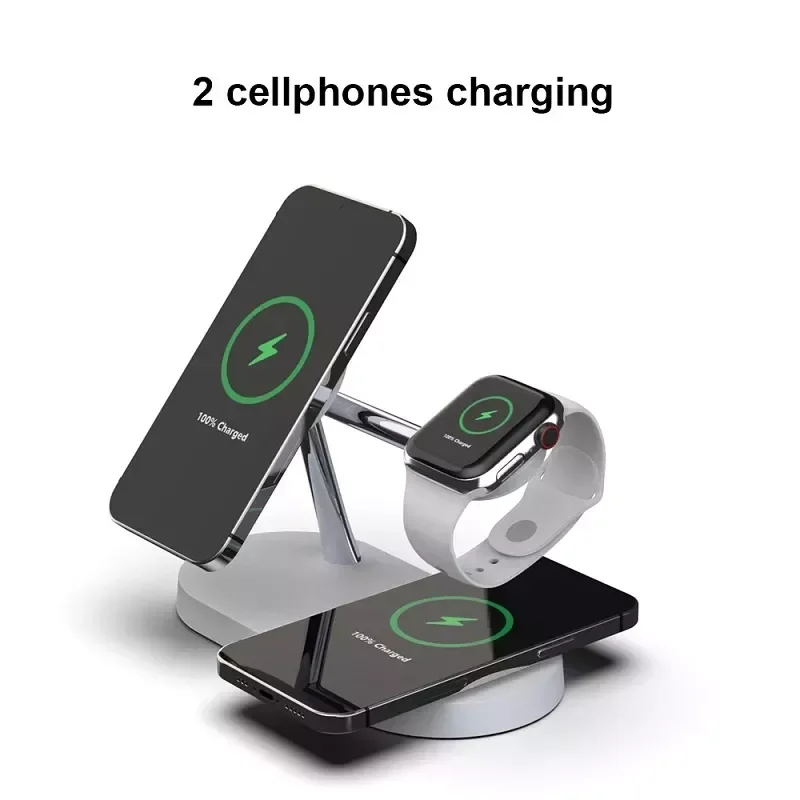 

Newest T268C Macsafe Wireless Charger 13 11 12 X 8 Watch Charging Station for Airpods Pro 7-1