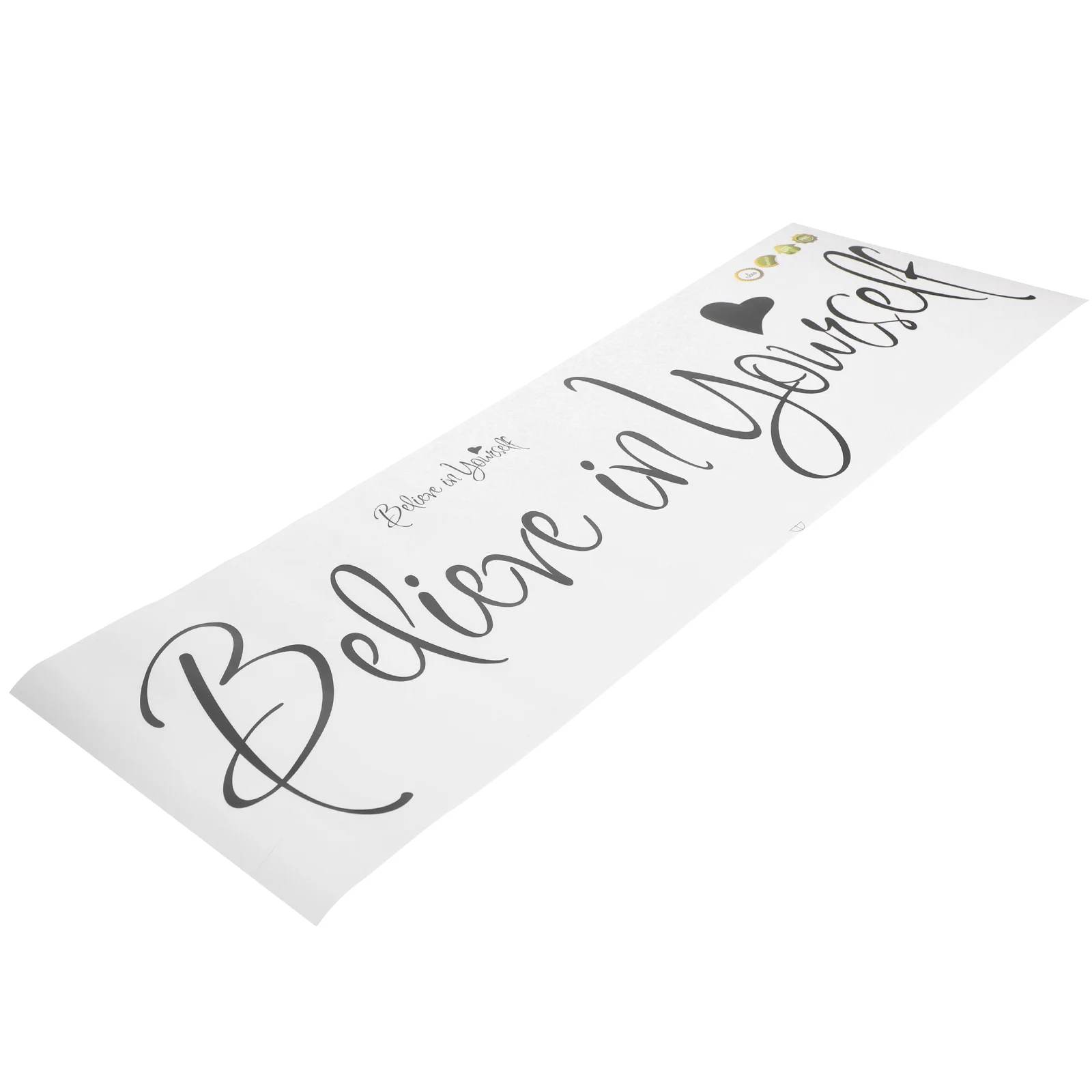 

1PC Creative Peel and Stick Non- DIY Believe in Yourself Quote Wallpaper Wall Decor