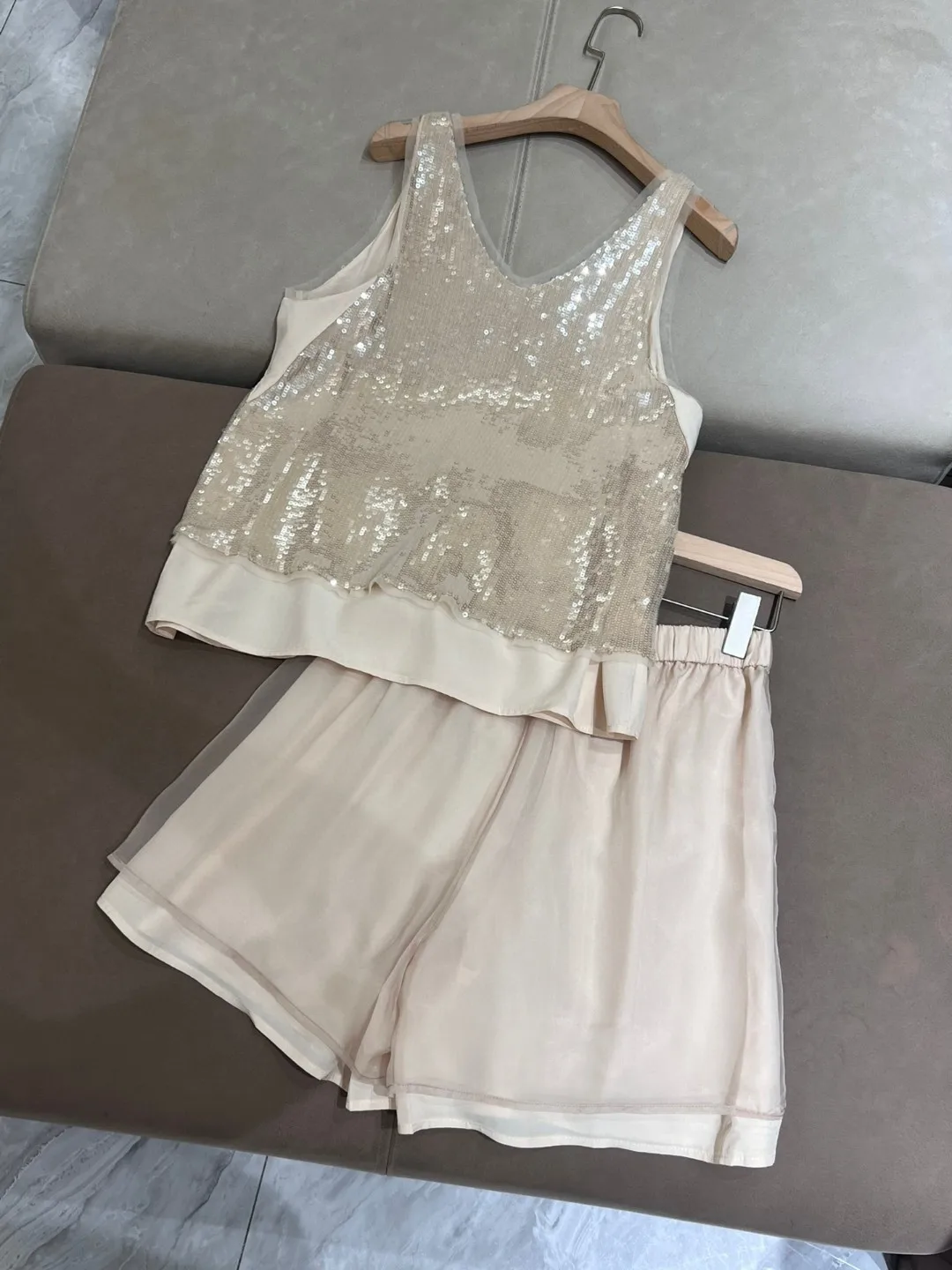 Летний женский комплект с шортами