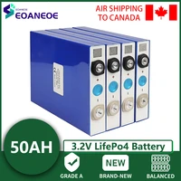 4 32pcs 3 2v 50ah lifepo4 battery rechargeable battery for electric touring car rv boat forklift solar cell us eu tax exemption