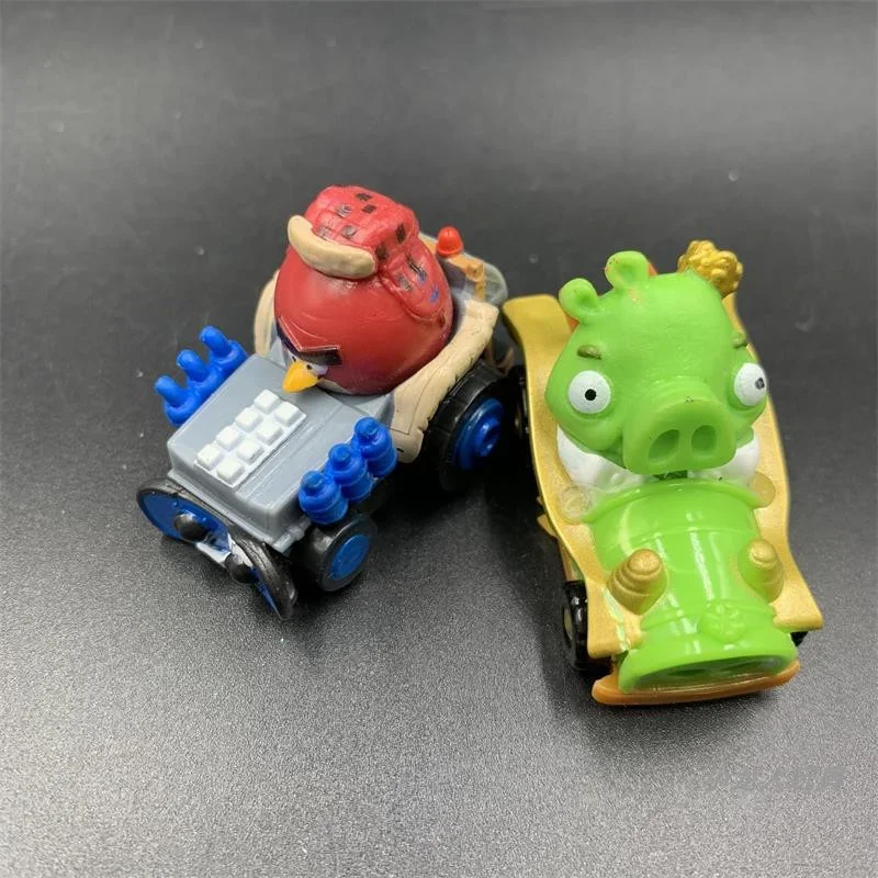 Фото Hasbro Angry Birds 2, классическая киноигра, тематическая серия, игрушка из АБС-пластика, мини-фигурка, модель автомобиля, игрушки, настольное украшение для детей, подарки №5