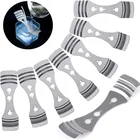 Металлический фитиль для свечей, Центрирующие устройства, серебристый фитиль для свечей из нержавеющей стали, подсвечник для самостоятельного изготовления свечей, аксессуары для ручной работы, 1 шт.