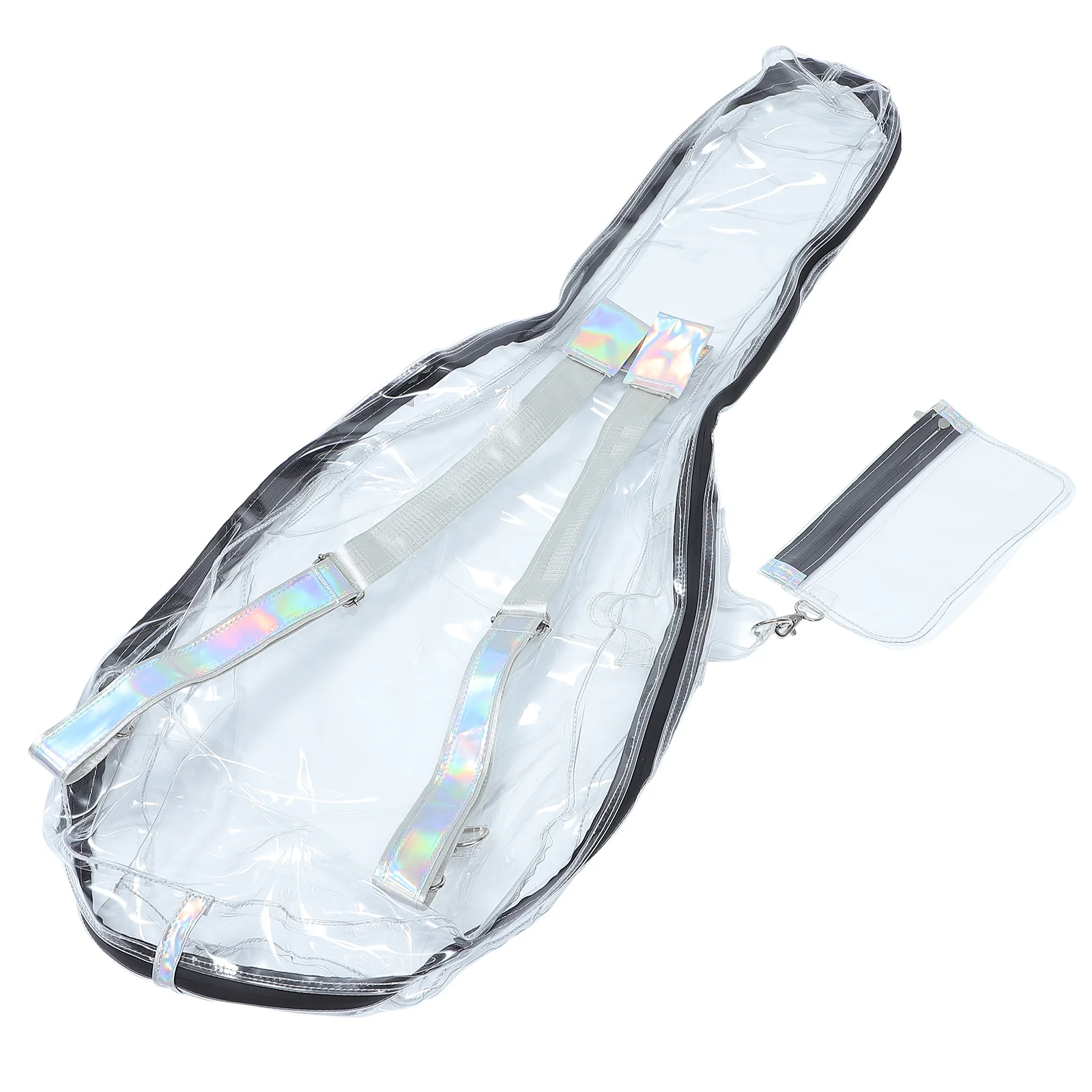 

Guitarcase Electric Ukulele Padded Backpack Gig Instrument Musical Cover Tote Waterproof Travel Storage Clear Inch Acoustic Soft
