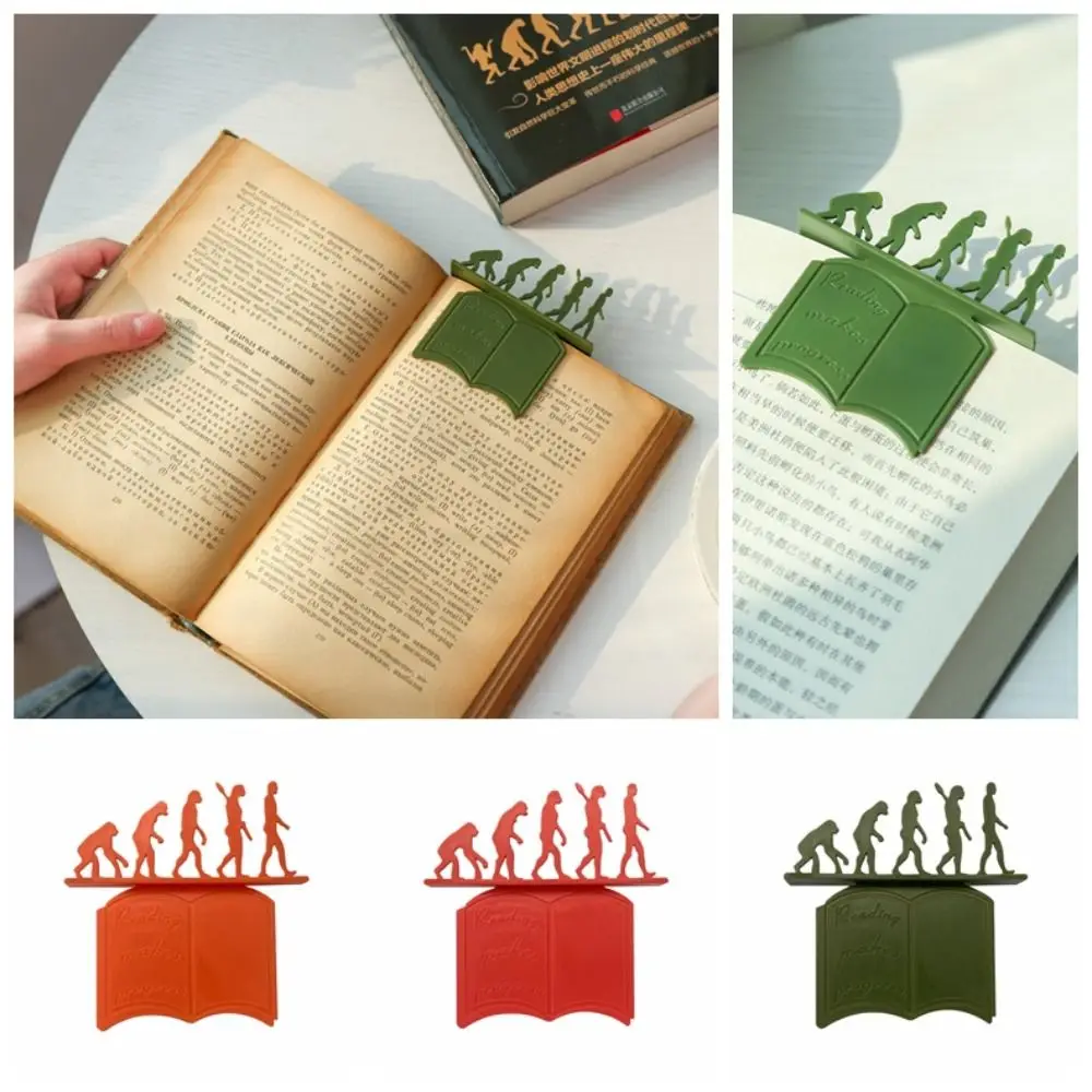 

3D бумажные закладки для книг Ape Man Series, ручная учетная запись, скрапбукинг, языческий маркер, разделитель теории эволюции, маркер для чтения