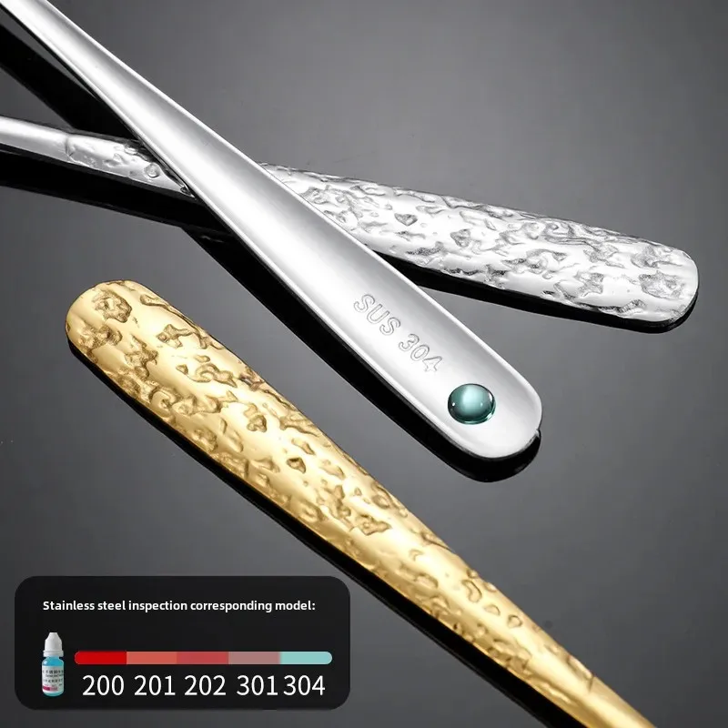 Thickened 304 Stainless Steel Fruit Fork Home Use Small Cake High-End Exquisite Sign Two-Tooth