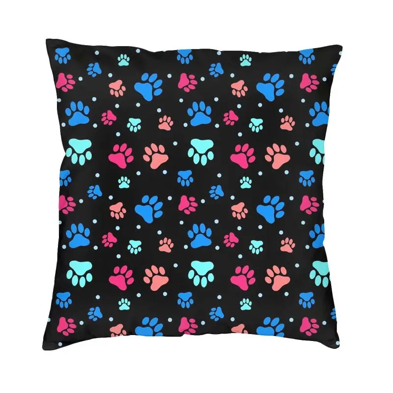 

Чехол для диванной подушки с изображением собачьих лап