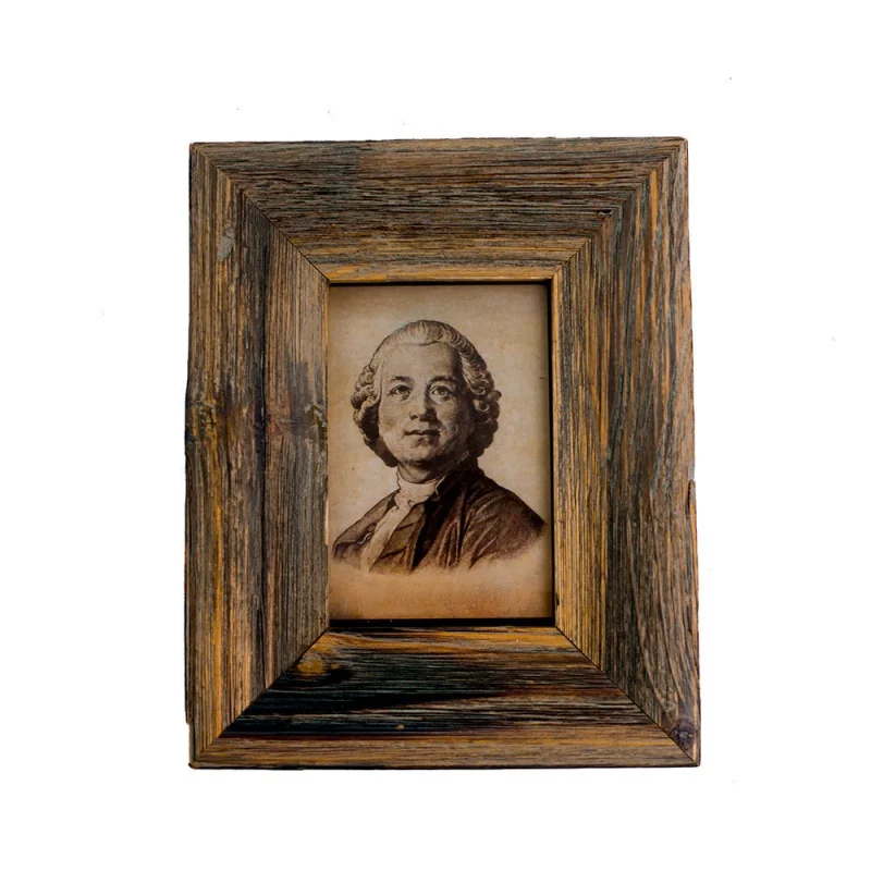 

6Inch Wooden Wall Hanging Picture Frame European-Style Retro Handmade Wood Grain Photo Frame Three-Dimensional Solid Wood Table