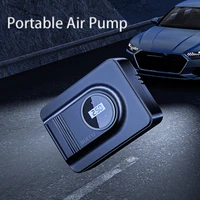 2022 new car air compressor portable wirelesswired 12v car air pump digital display electric tire inflator for car bicycle
