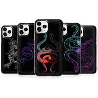 snake animal phone case for redmi note 11 10 9 8 pro 10t 9s 8t 7 5 transparent clear case