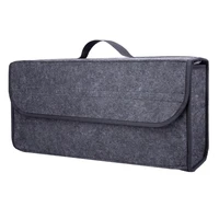 portable foldable car trunk organizer felt cloth storage box case auto interior stowing tidying container bags space saving