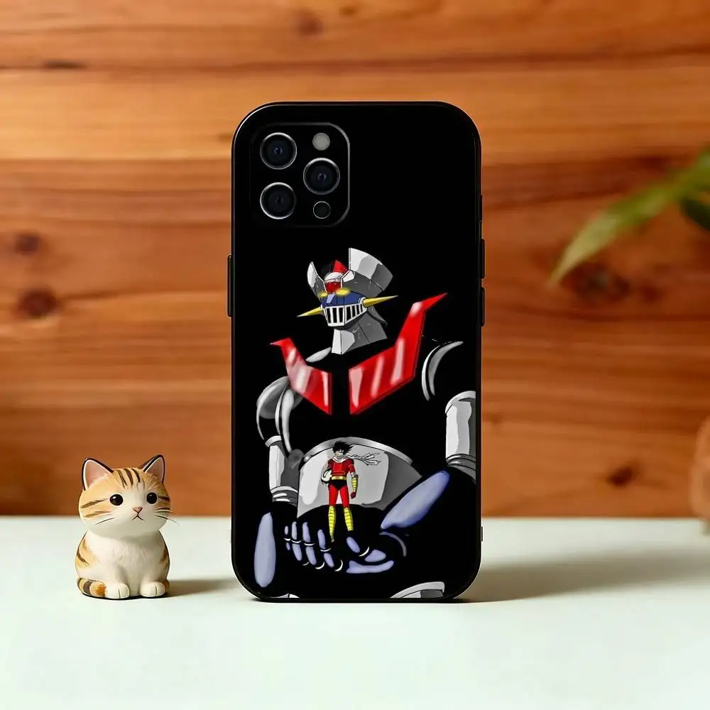 Фото Чехол M-Mado K-King Granzort для iPhone 17, 16, 15, 14, 13, 12, 11 Plus, Pro Max, XS, мягкий силиконовый, черный №5