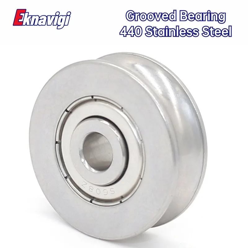 Подшипник из нержавеющей стали S605 606 607 SUS 440 с пазом в внешнем кольце 608 609 U