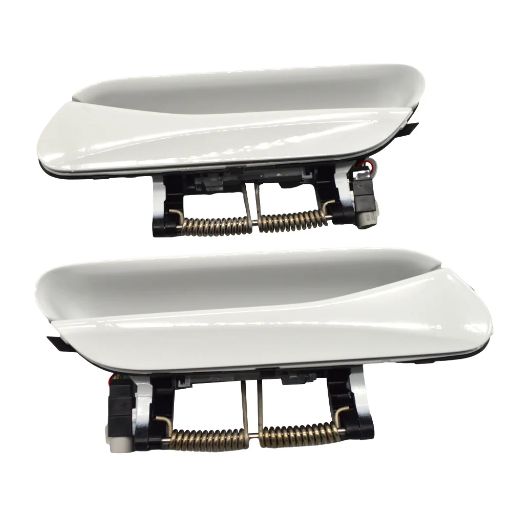 Дверные ручки для новых энергетических транспортных средств Внешняя дверная ручка в сборе для VW ID4 ID.4 Белая четырехдверная индуктивная ручка