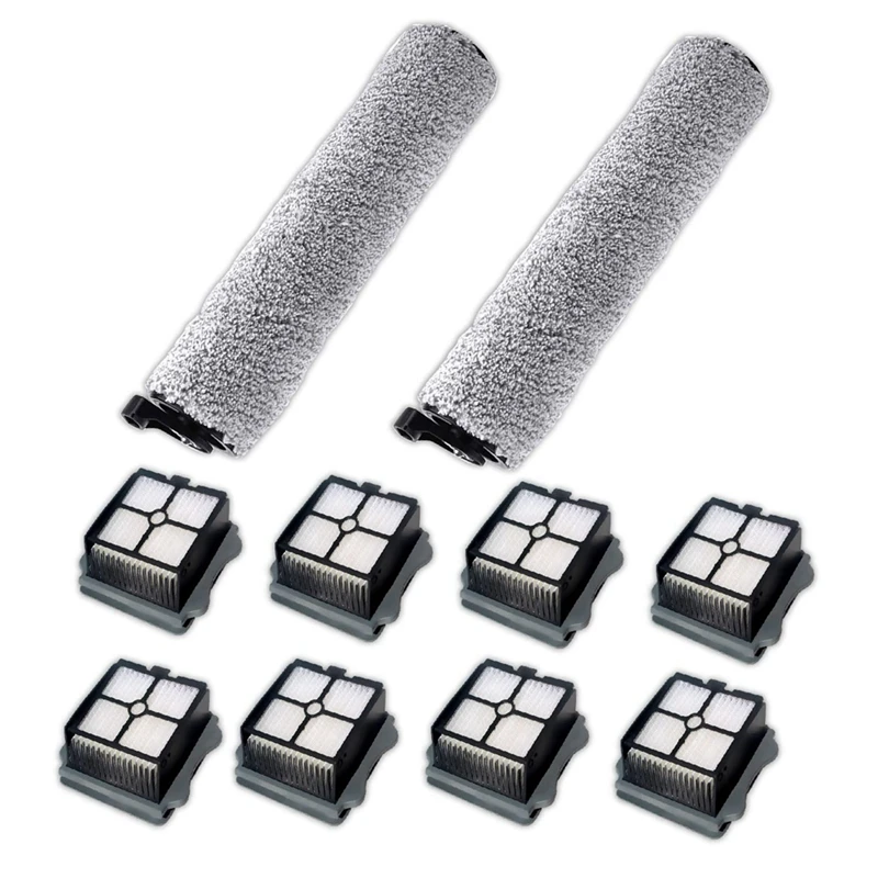 

Replacement HEPA Filter And Brush Roller For Tineco Ifloor 3/Floor One S3 Cordless Wet Dry Vacuum Cleaner