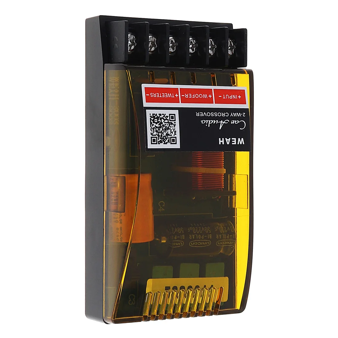 120 Вт делитель частоты 2002 2-полосный автомобильный аудио-динамик с двумя