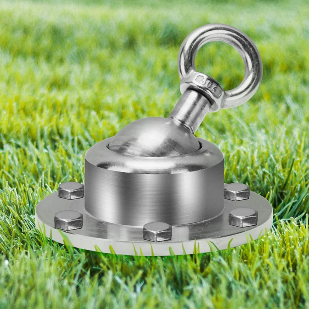 

Metal Heavy Duty Dog Stake For All-Weather 360-degree Swivel Easy To Install Weather Resistant