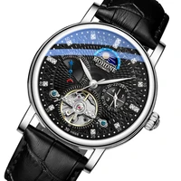 watch mens automatic mechanical watch waterproof watch fashion sports mens multifunctional chronograph watch clock