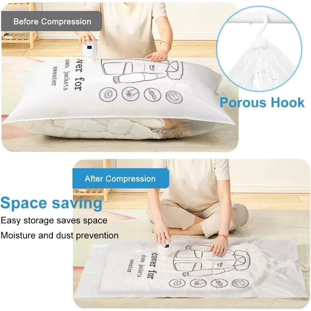 Вакуумный мешок вакуумный для хранения 130x100 см пылесос одежды куртка