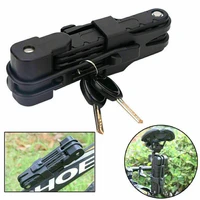 folding bicycle cable lock steel bike security anti theft combination mtb road