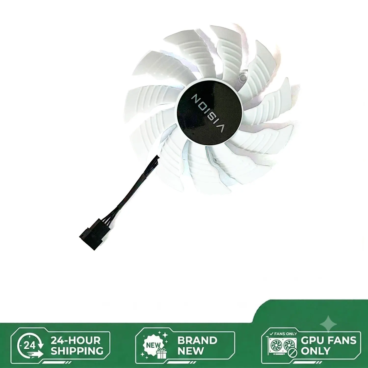 Фото НОВЫЙ PLA09215S12H 4PIN 82MM для Gigabyte GeForce RTX 3070 VISION OC 8G и Gigabyte GeForce RTX 3060 Ti VISION OC 8G LHR №5