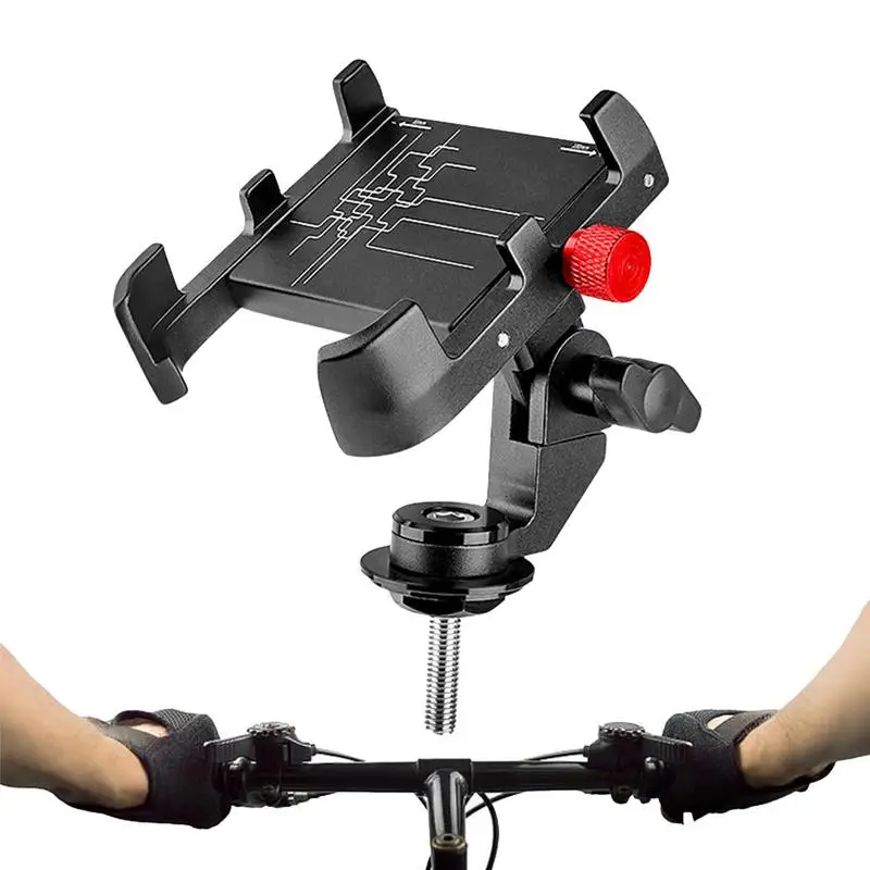 

Bike Phone Mount 180 Rotation Phone Holder For Bike Handlebar Bike Cell Phone Holder For Motorcycle Mountain Bike Accessories