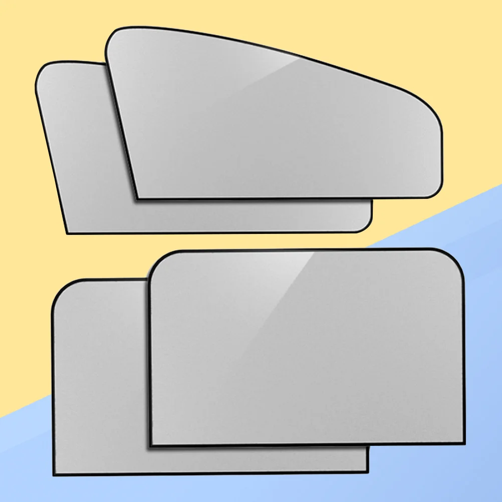 

2 пары светоотражающих солнцезащитных оттенков для окон автомобиля, регулируемый солнцезащитный козырек, защита от солнца и тепла