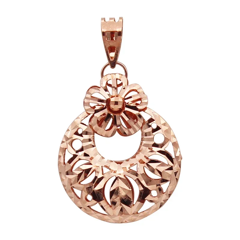 Классическое Сверкающее Ожерелье В Арабском Стиле С Цветочным Кулоном Для