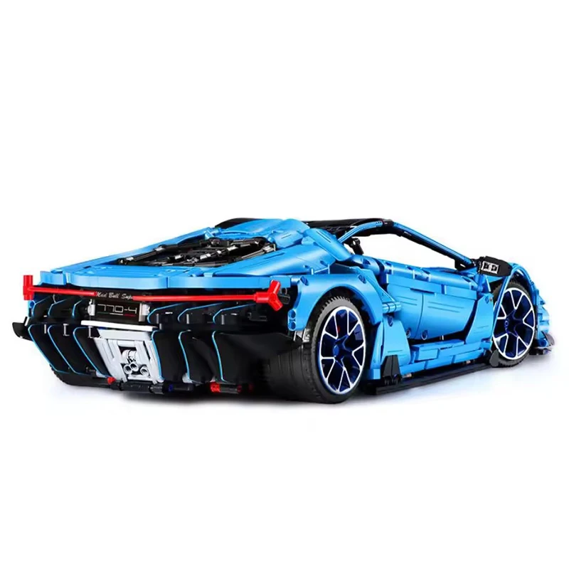 Фото Технический конструктор Cada MOC 770-4 Lamborghini: Спортивный автомобиль, 3842 детали, набор строительных блоков, игрушки для мальчиков и взрослых, подарки №4