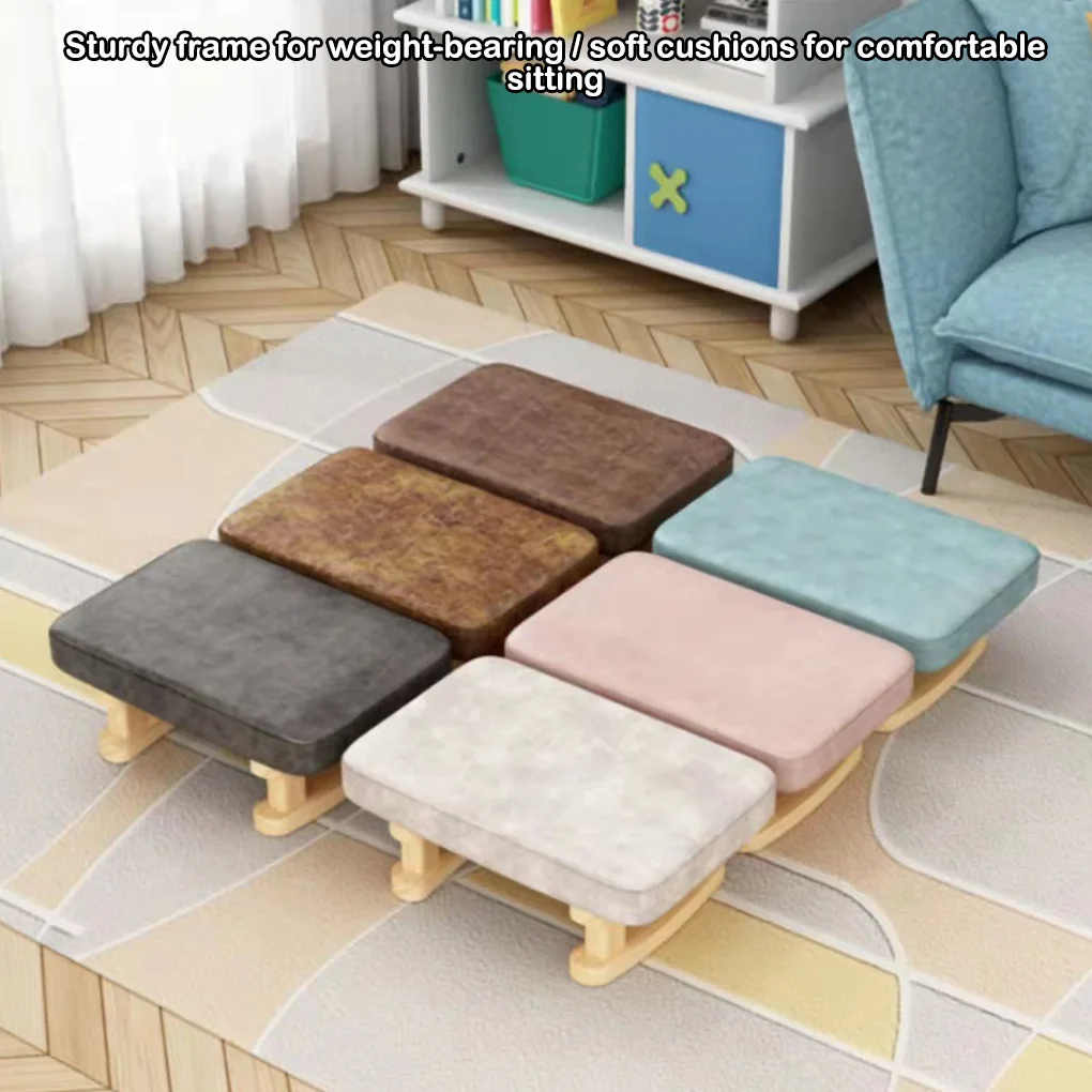 

Small Stool Detachable Washable Nonslip Heavy Duty Home Living Room Shopping Mall Chair Footstool Shoe Bench Type