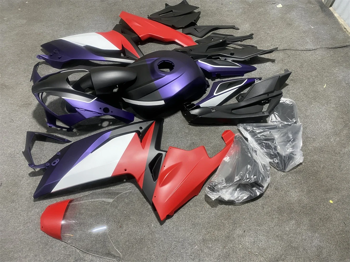 Обтекатель для мотоцикла Apulia RS125 2006 2007 2008 2009 2010 2011 06-11 черный фиолетовый красный