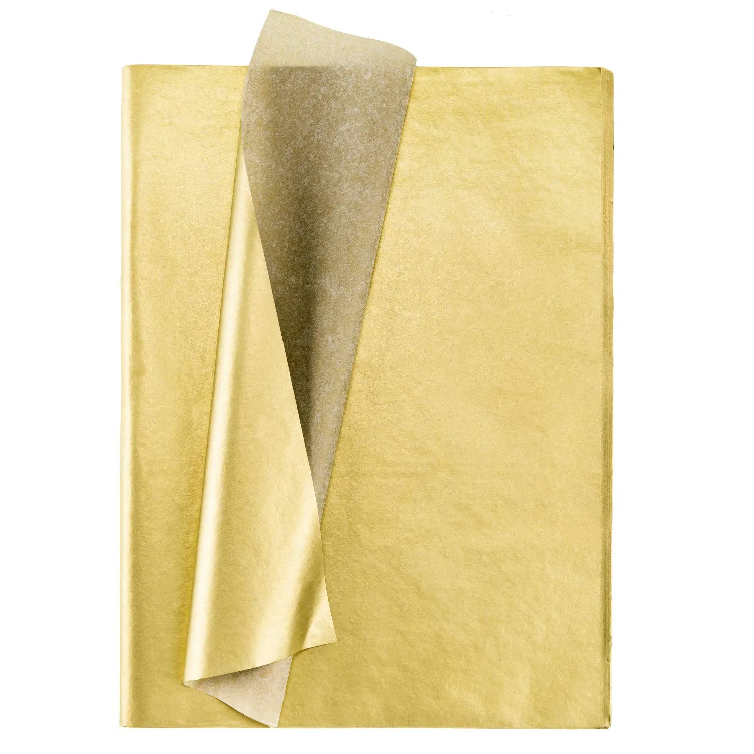 

Золотая салфетка 100 листов, металлическая упаковочная бумага для подарков на день рождения, годовщину, День Святого Валентина, украшение