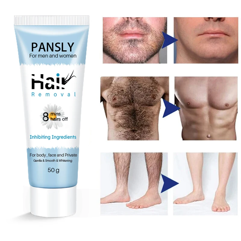 

50g Hair Removal Cream Permanant Hair Growth Inhibitor Armpit Bikini Intimate Legs Painless Lotioin Depilatory For Men and Women