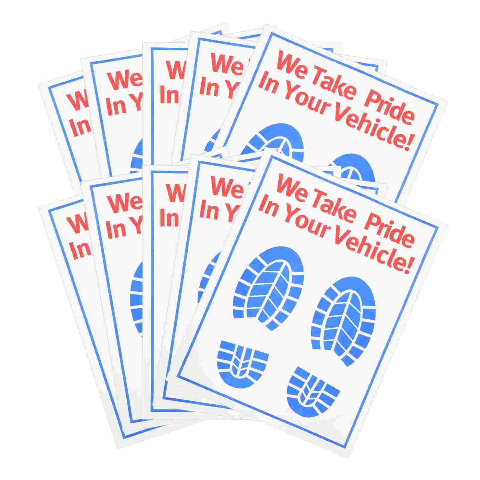 100 шт. автомобильные коврики для ног одноразовые бумажные подушечки автозащитные