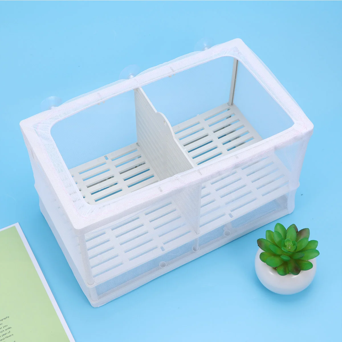 

Breeder Box Net Tank Breeding Aquarium Isolation Mesh Large Hatchery Nursery Divider Baby Separation Tanks Acclimation Separator