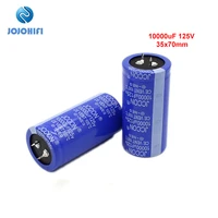 2pcs jccon 10000uf 125v 35x70mm 105 %e2%84%83 pitch 10mm 125v10000uf audio amp amplifier horn aluminum electrolytic capacitors