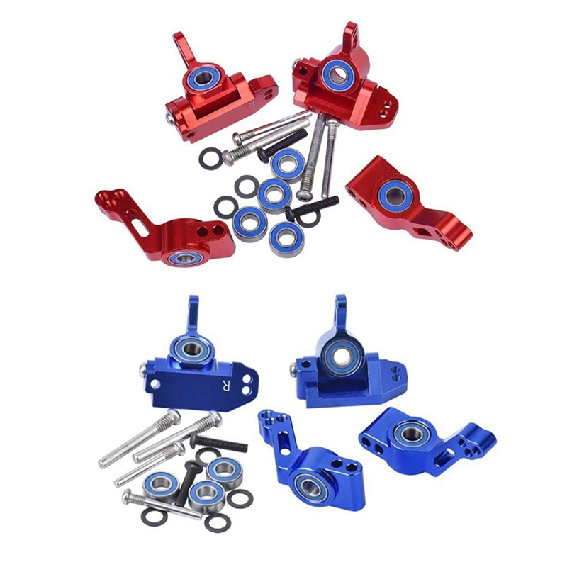 

For Traxxas Slash 2WD Metal Front C Seat+Front Steering Cup Replacement Accessories Blue