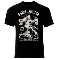 kungfu fighter kampfsport martial arts mma ufc t shirt mens 100 cotton casual t shirts loose top new tee s 3xl