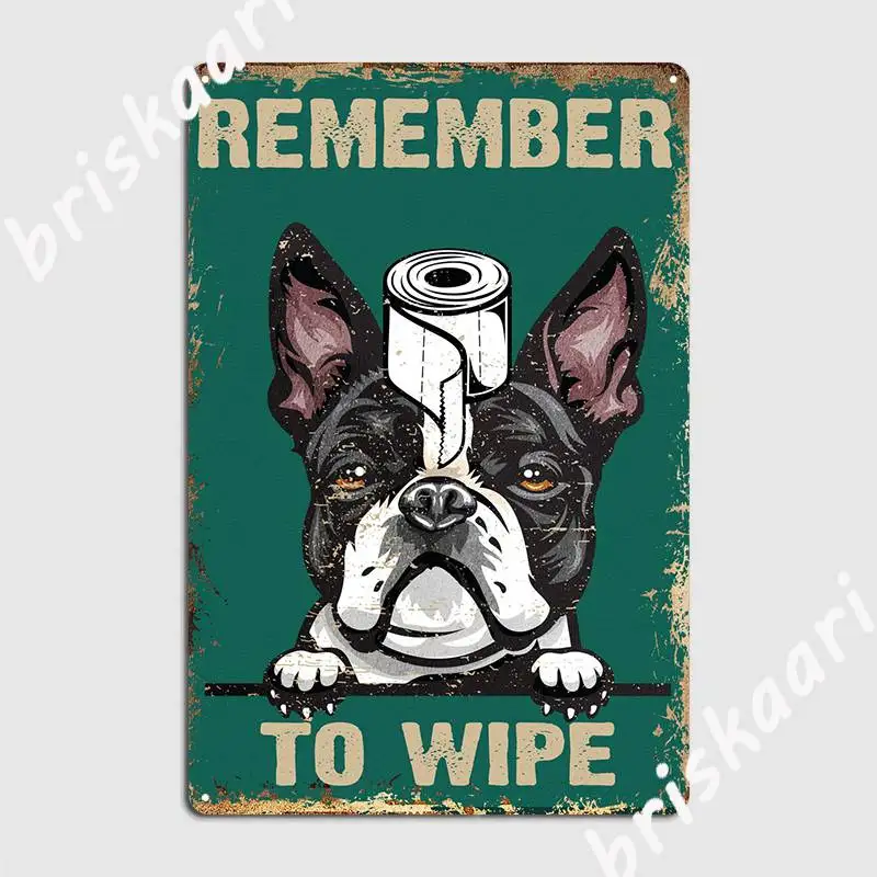 

Плакат с забавной собакой, металлический постер с табличкой для кинотеатра, гостиной, кинотеатра, декоративная живопись на заказ