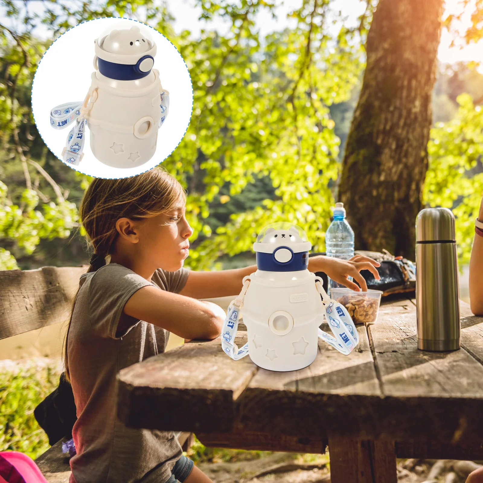 

Water Bottle Cup Vacuum Travel Jug Cups Straw Thermal Kids Tumbler Insulation Beverage Hot Metal Steel Stainless Bottles Flask