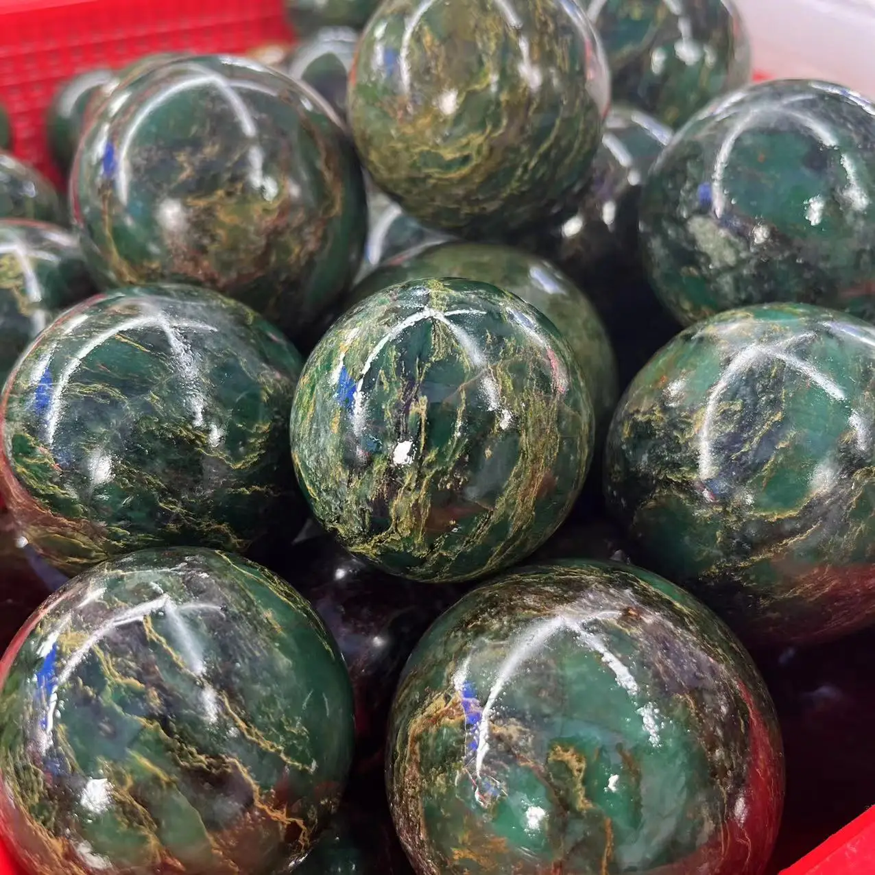 

60-70MM Natural Emerald Crystal Ball Green Rare Gemstone For Home Decoration Reiki Healing Stone