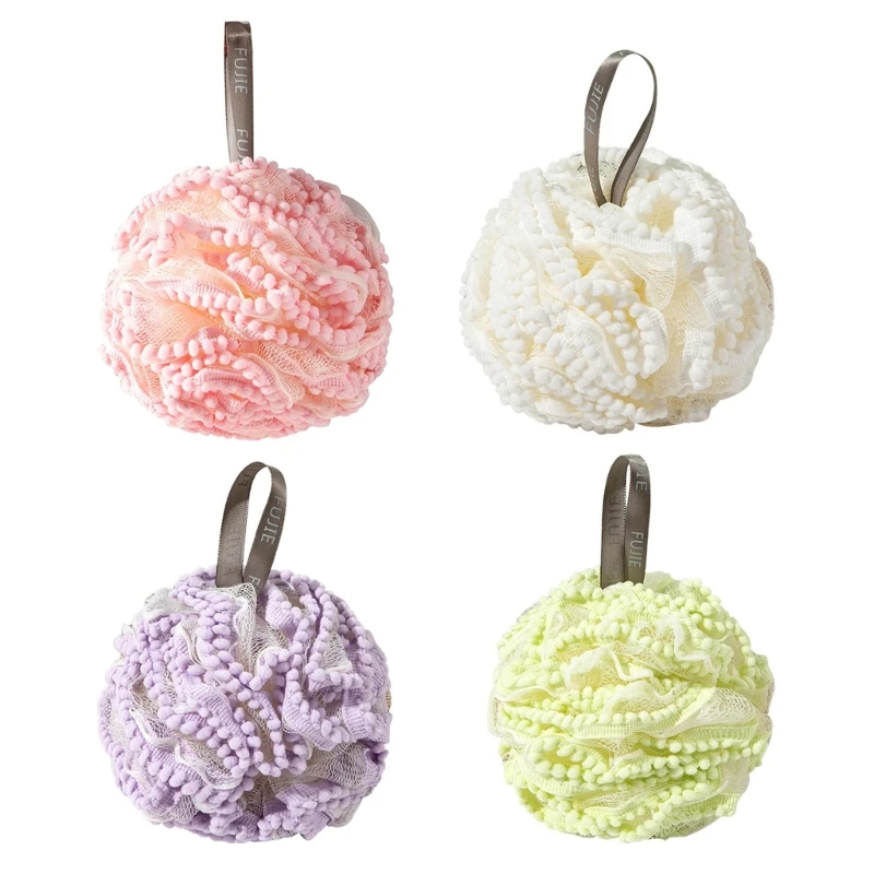 Губка для душа люфа 80 г отшелушивающая губка скребок тела пуфы ванны женщин