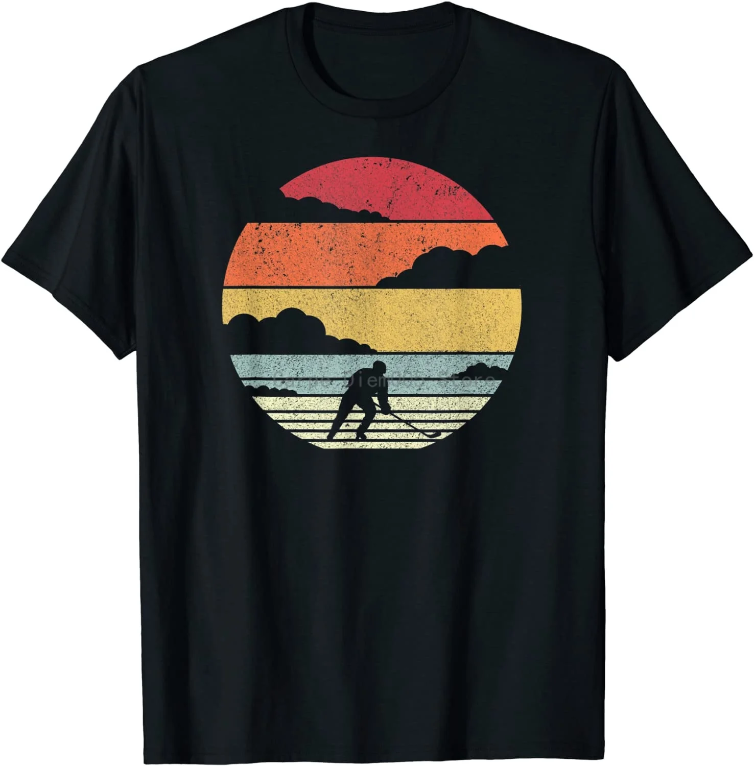 

Ice Hockey Shirt. Retro Style T-Shirt For Hockey Player