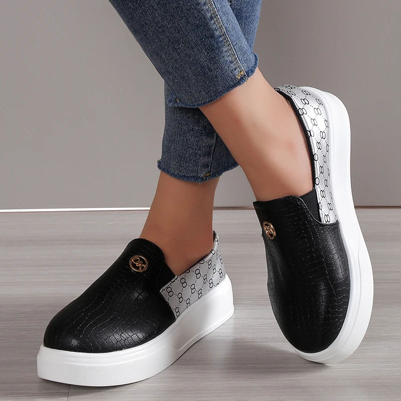 

2023 New Platform Sneakers White Woman Vulcanize Shoes Femme Tenis Con Plataforma Luxury Tennis Feminino for Women Zapatos Mujer