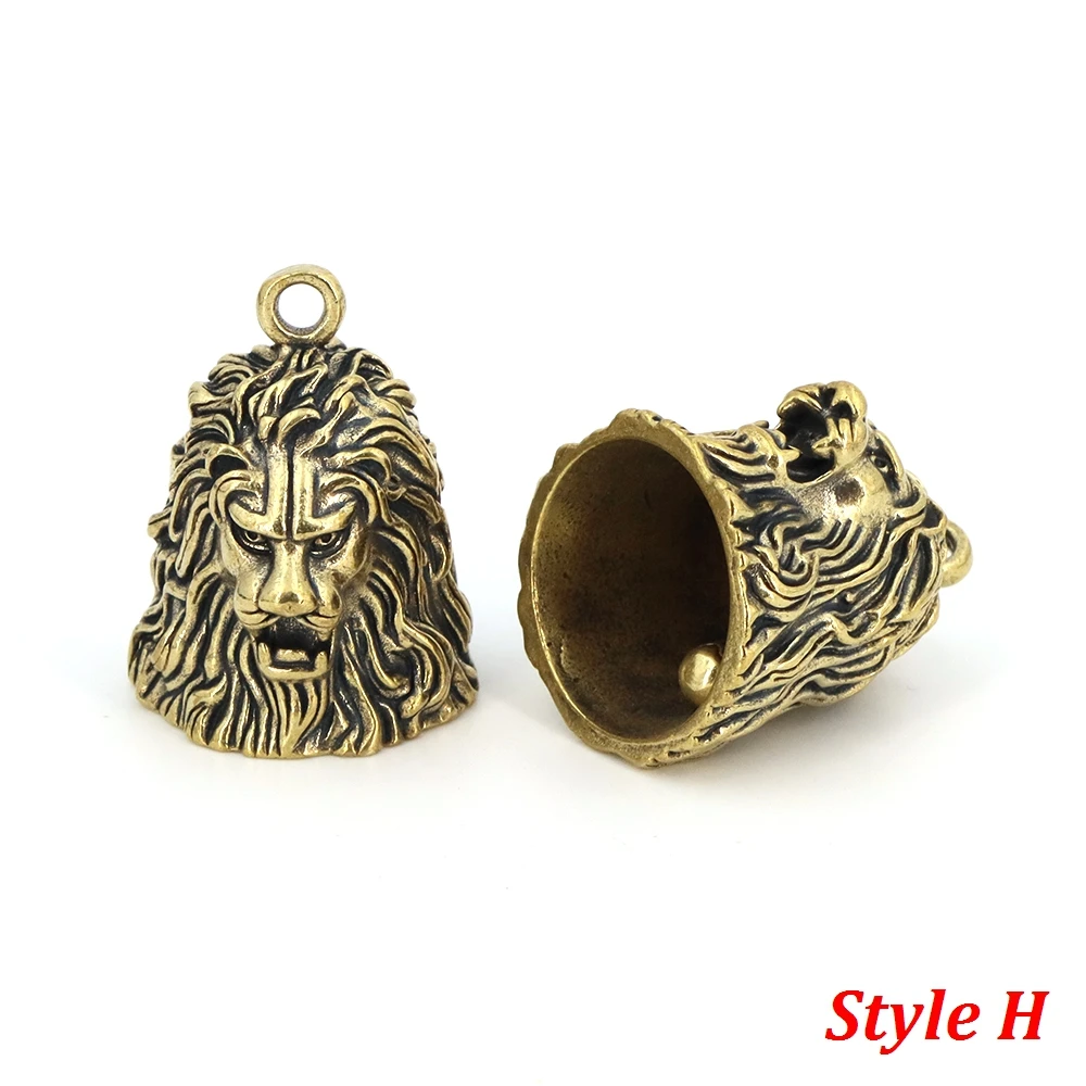 

Винтажный латунный колокольчик с ангелом и драконом