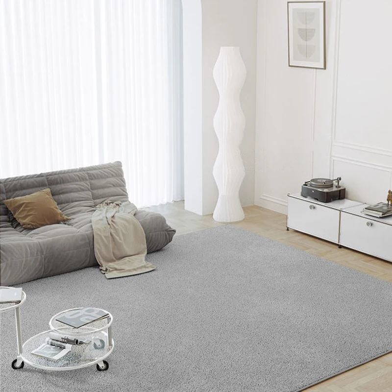 

Shaggy Large Area Sofa Coffee Table Carpets for Living Room Modern Bedroom Rugs Solid Color Fluffy Home Deco Large Sofa Foot Mat