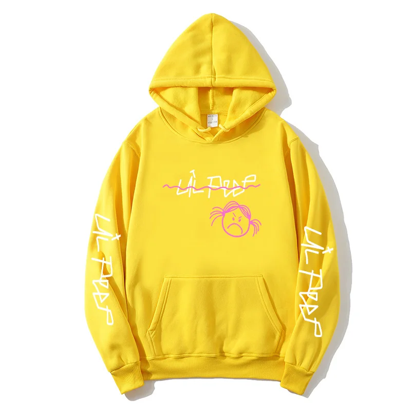 Толстовка Мужская/Женская свитшот уличная одежда в стиле хип-хоп Lil Peep худи с