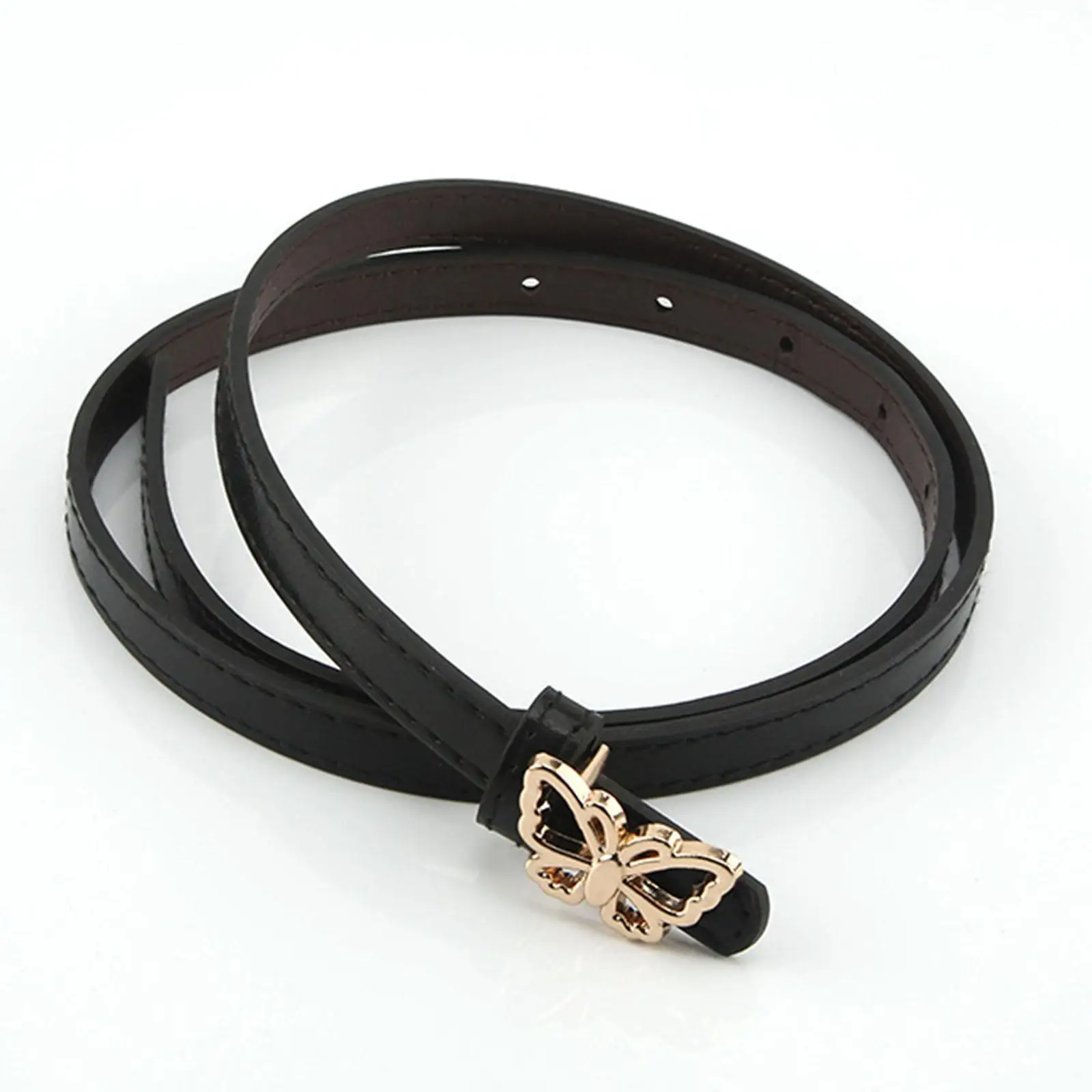 Женский эластичный пояс в стиле панк-рок на пуговицах |