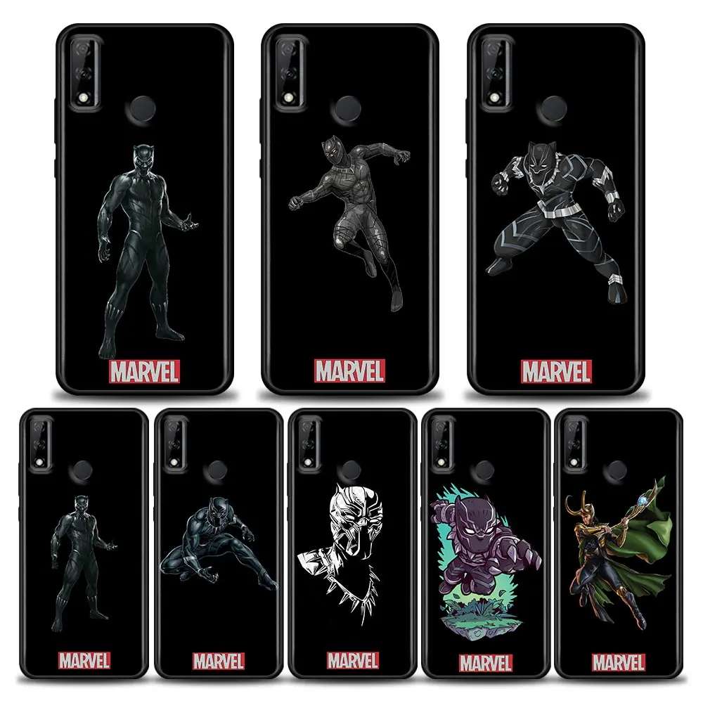 

Marvel Venom Panther Loki Phone Case for Huawei Y9 2019 Y6 Y7 Y6p Y8s Y9a Y7a Mate 40 20 10 Pro Lite RS Soft Silicone Case